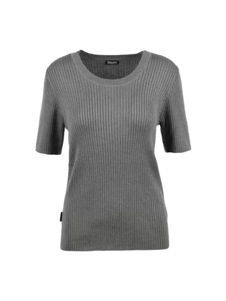 Sweter Blauer wełniany zielony