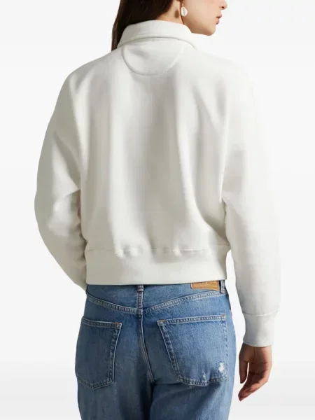 Slip de baie Polo Ralph Lauren alergare cu cordon cu imagine alb