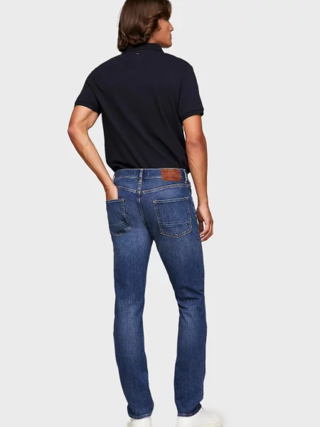 Прямые джинсы Tommy Hilfiger Denton синие