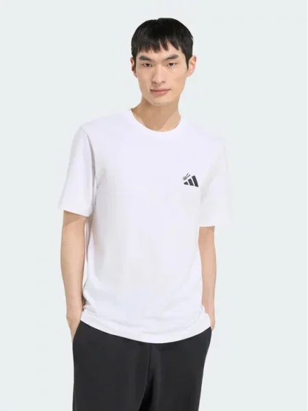 Adidas T-Shirt biały