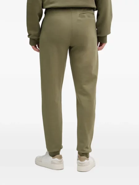 Pantaloni Lacoste cu imagine alergare verde