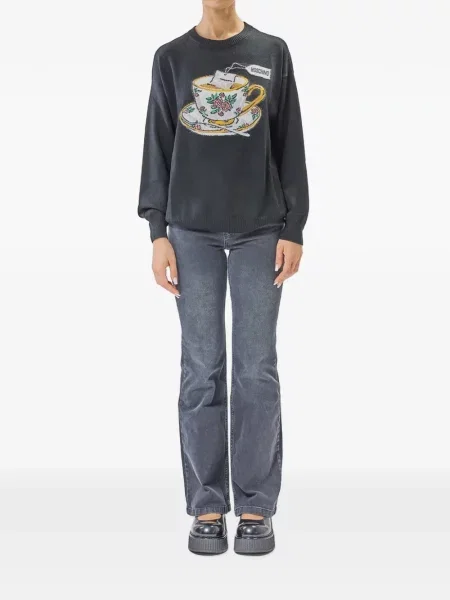 Hanorac Moschino tricotate negru