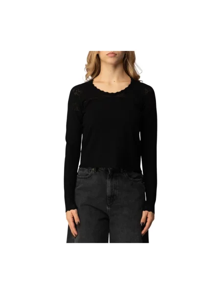 Sweter Twinset czarny