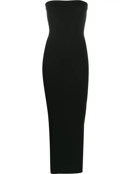 Rochie maxi Wolford fără bretele negru