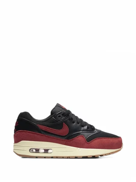 Sneakerși Nike Air Max 1 cu șireturi din dantelă negru