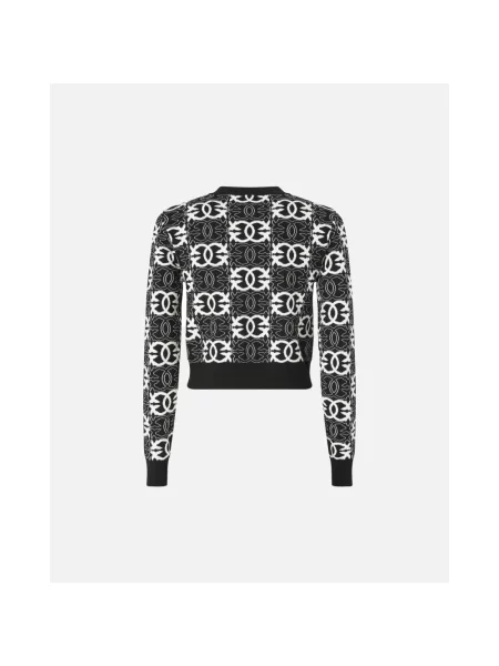 Dzianinowy sweter Pinko czarny