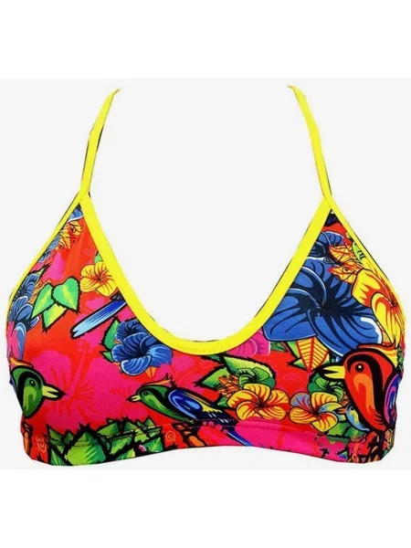 Góra od bikini Turbo Birdies S czerwone