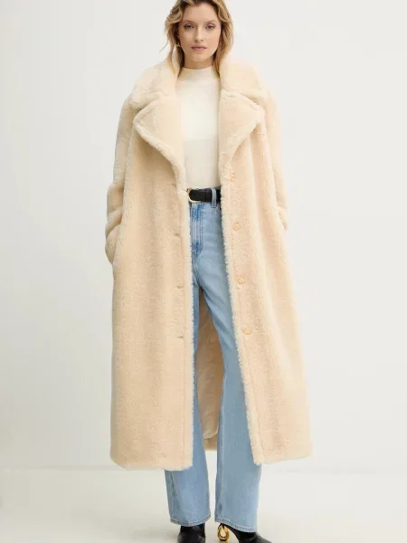 Guess płaszcz EUGENIE beżowy