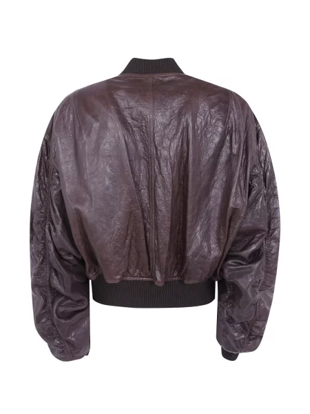 Geanta de piele Rick Owens maro
