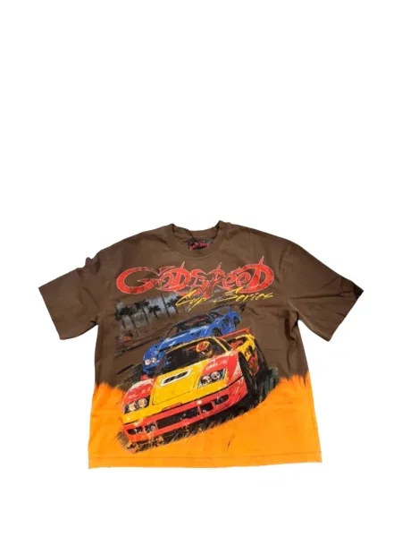 Tricou Godspeed maro