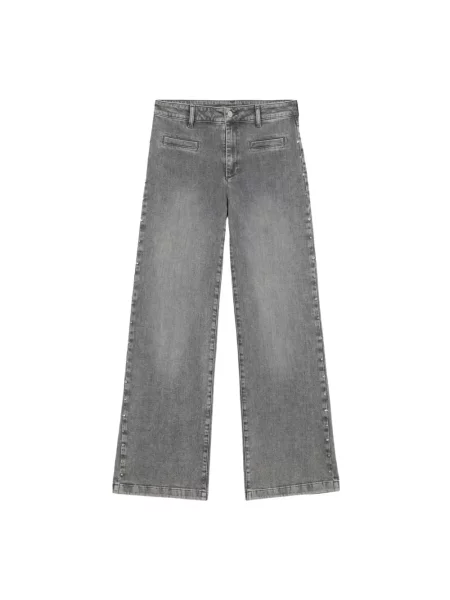 Jeansy Oltre z ćwiekami szare