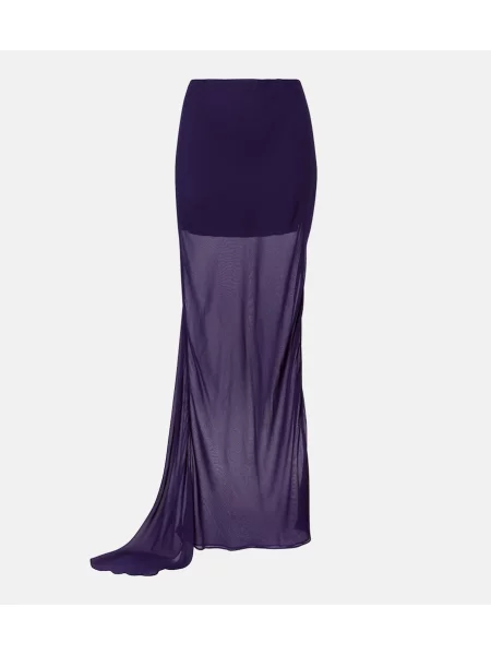 Fusta maxi De La Vali violet