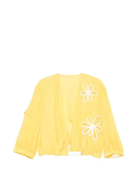 Organza bomberdzseki Fendi sárga