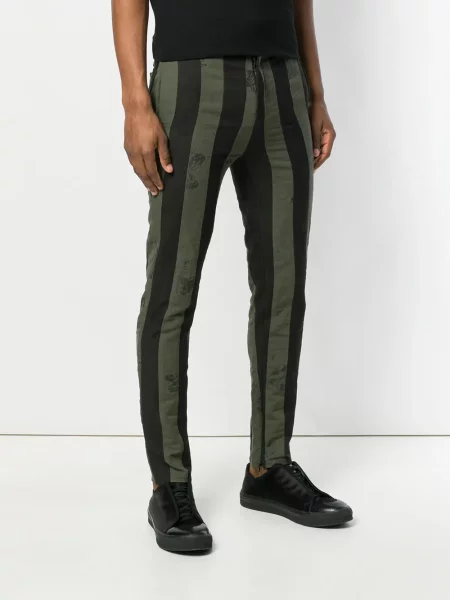 Pantaloni Damir Doma cu dungi verde