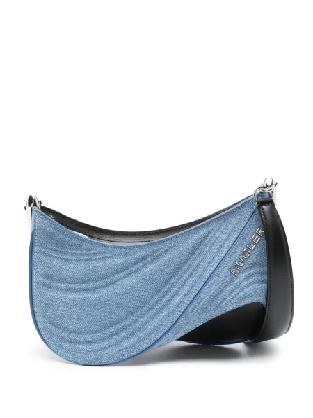 Geanta crossbody Mugler albastru
