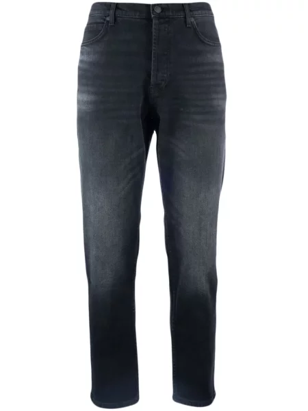 Blugi conici Hugo conici cu autograf negru