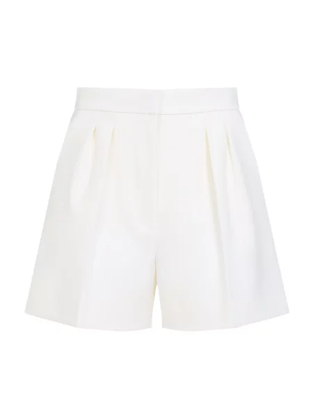 Bermudy Max Mara wełniane białe