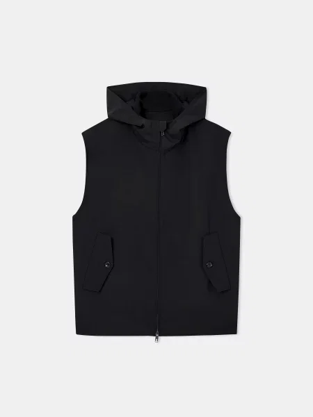Вовняний Утеплений жилет Emporio Armani чорний
