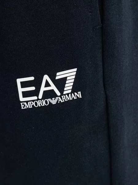 Спортивні штани Emporio Armani з принтом чорний