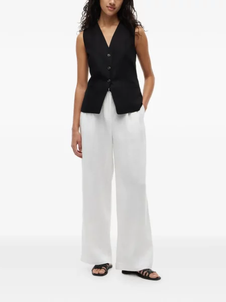 Prsluk Tommy Hilfiger s V-izrezom crna