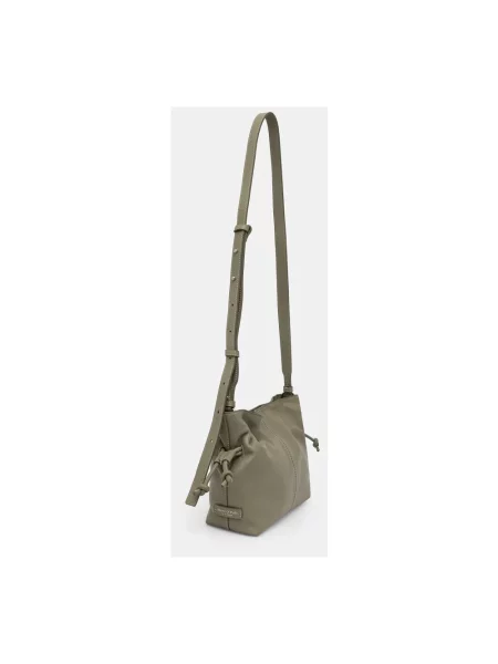 Marc O'Polo torebka crossbody skórzana zielona