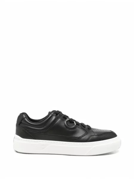 Sneakerși Ferragamo din piele negru