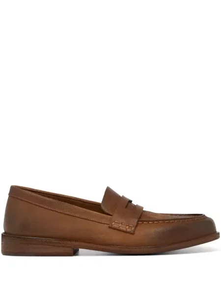 Pantofi loafer Marsell din piele maro