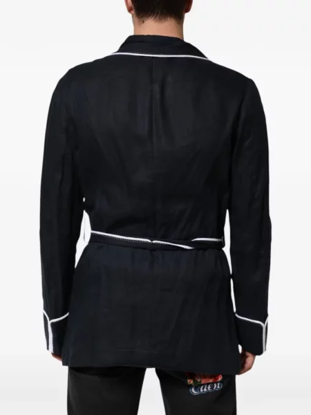Halat Dolce & Gabbana cu broderie albastru