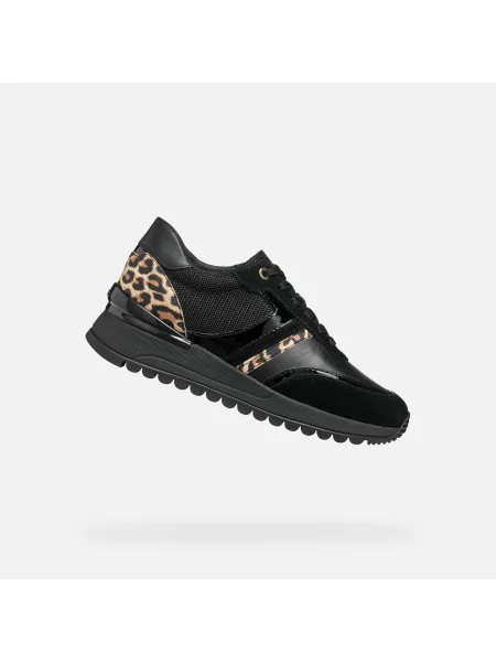 Sneakerși Geox negru