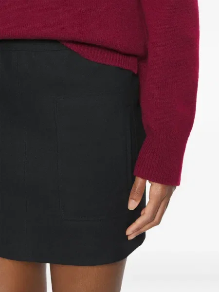 Fusta mini Maison Kitsune negru