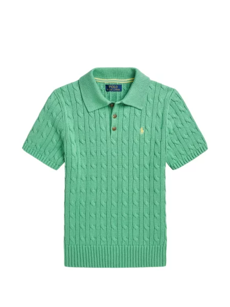 Koszulka polo dziecięca Polo Ralph Lauren zielona