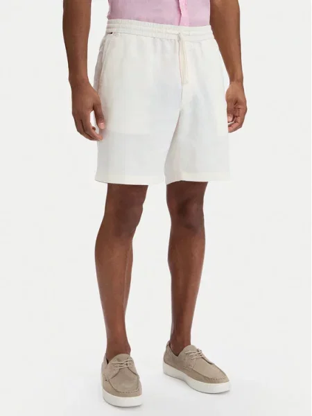 Pantaloni scurți Tommy Hilfiger alb