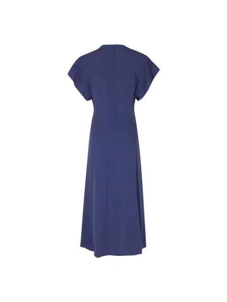 Sukienka maxi Alberta Ferretti niebieska