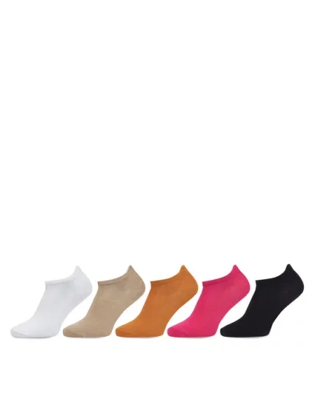 ONLY Набір 5 пар низьких шкарпеток Кольоровий