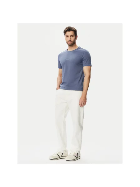 Guess Majica Classic Fit modra