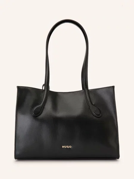 HUGO torebka tote z imitacji skóry Cymbeline_SM Tote czarna
