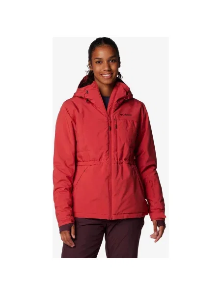 Kurtka Columbia Powdered Peak Insulated XS czerwona