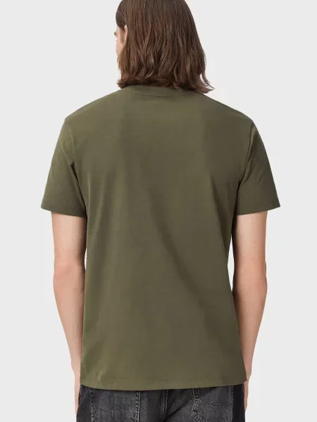 Футболка Allsaints оливковая