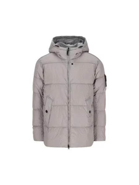 Kurtka Stone Island z kamieniami szara