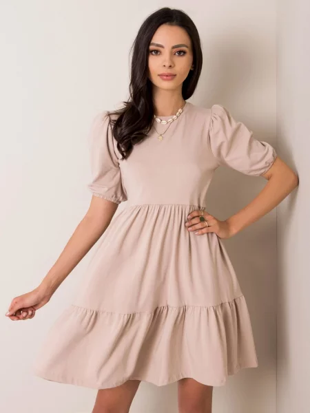 Rochie Fashionhunters de costum bej