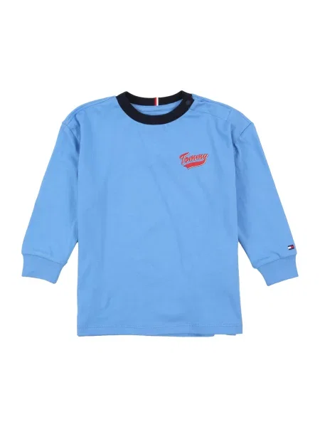 TOMMY HILFIGER Tricou bleumarin / azur roșu