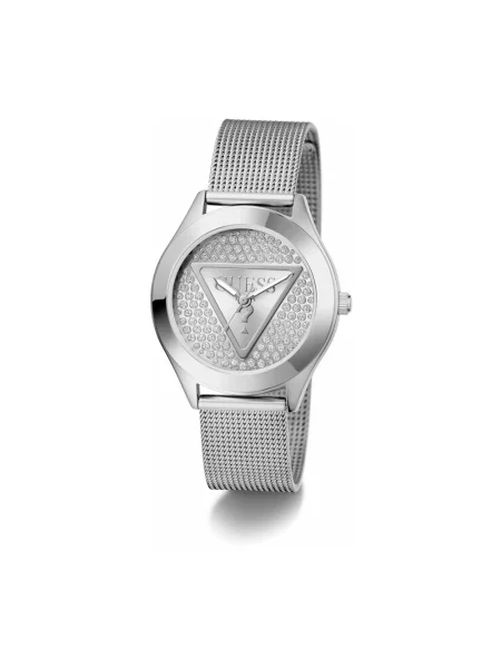 Zegarek Guess z logo szary