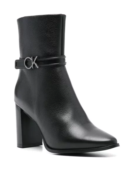 Botine Calvin Klein din piele negru