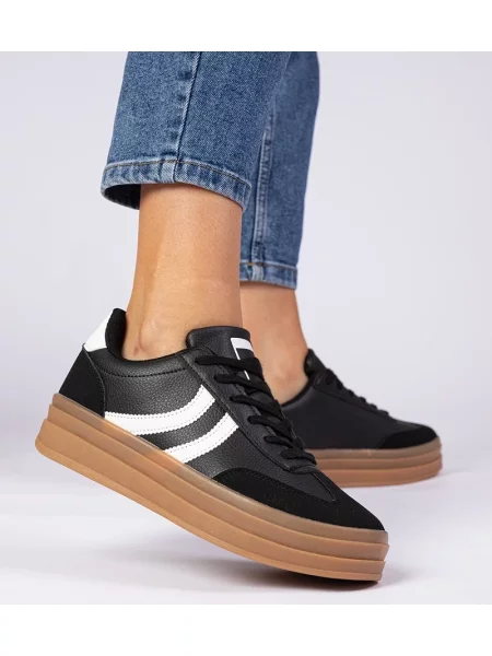 Sneakerși D/ceo cu platformă negru