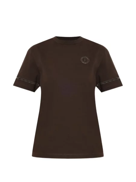 Tricou Ferragamo tricotate cu autograf maro