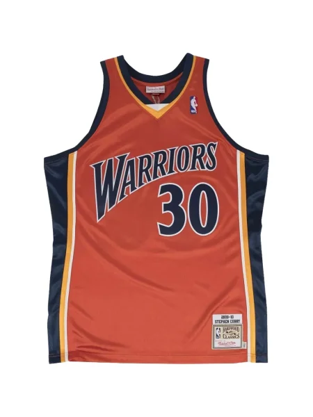 Cămașă Mitchell & Ness din jerseu portocaliu