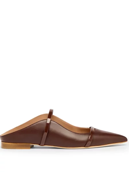 Papuci tip mules Malone Souliers maro