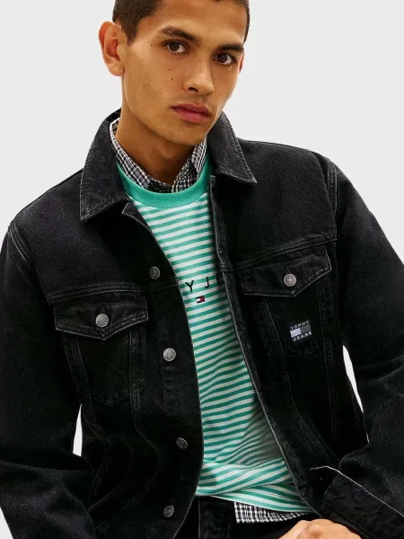 Джинсовая куртка Tommy Jeans черная