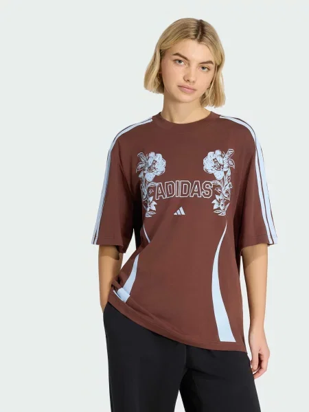 Футболка adidas коричневий