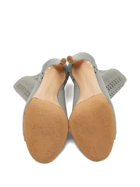 Pletene čizmice Gianvito Rossi siva
